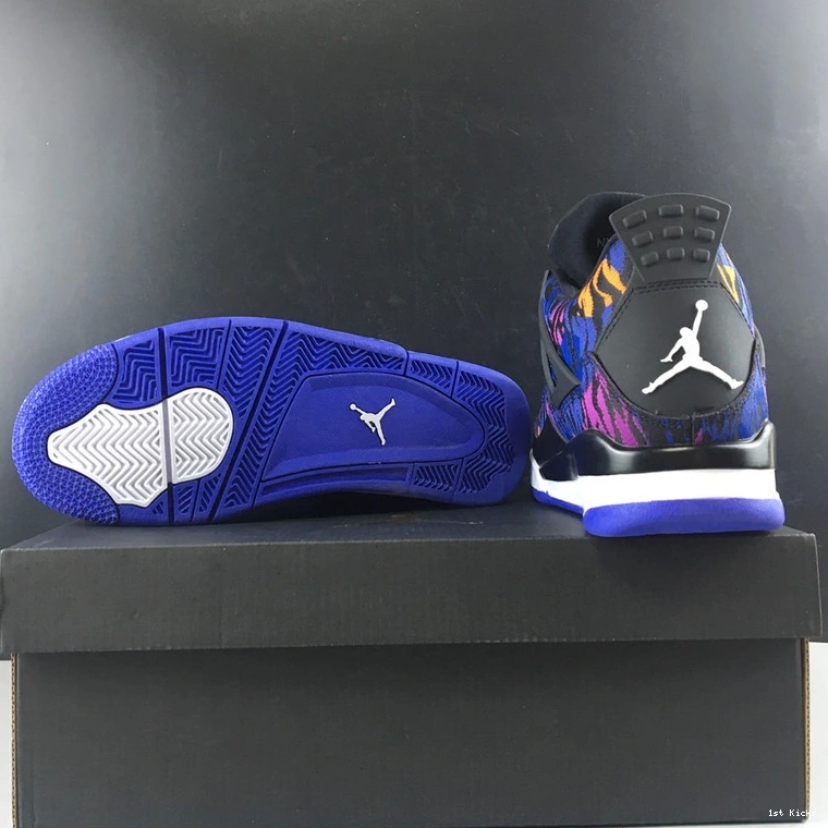 Retro 4 BQ9043-005 Violet - Black Rush (GS) Jordan 0509